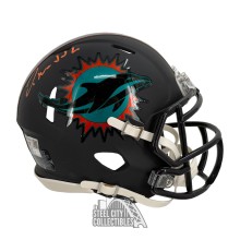 Jaylen Waddle Autographed Miami Dolphins Rivalries Mini Football Helmet - Fanatics
