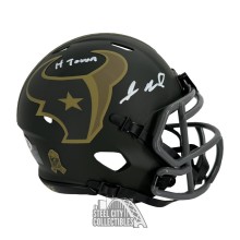 Jaylin Noel H Town Autographed Houston Texans 2025 Salute To Service Mini Helmet - JSA