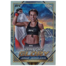 Joanna Jedrzejczyk 2024 Topps Chrome UFC All The Glory SSP Card #ATG-7