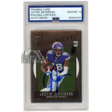 Justin Jefferson 2020 Chronicles Legacy Autograph Rookie Card #209 PSA/DNA 10