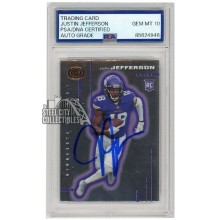 Justin Jefferson 2020 Chronicles Dynagon Autograph Rookie Card #D-9 PSA/DNA 10