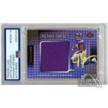 Justin Jefferson 2020 Illusions Instant Impact RC Jersey Auto PSA/DNA 10 Yellow