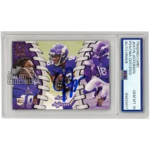 Justin Jefferson 2020 Chronicles Omega Autograph Rookie Card #O-14 PSA/DNA 10