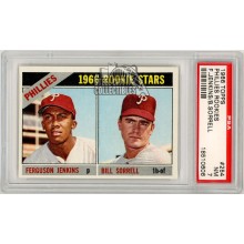 Fergie Jenkins & Bill Sorrell 1966 Topps Rookie Stars Card # 254 PSA 7 NM