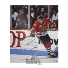 Jeremy Roenick HOF 2024 Autographed Chicago Blackhawks 16x20 Hockey Photo - BAS