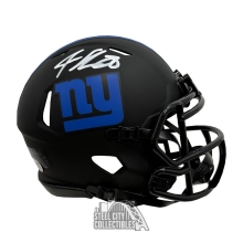 Jeremy Shockey Autographed New York Giants Eclipse Mini Football Helmet - JSA
