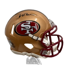 Jerry Rice Autographed San Francisco 49ers Speed Mini Football Helmet - Fanatics