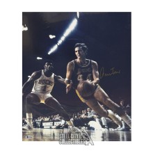 Jerry West Autographed Los Angeles Lakers 16x20 Photo - BAS COA (Gold Ink)