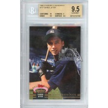 Derek Jeter 1993 Topps Stadium Club Murphy Rookie Card #117 BGS 9.5 Gem Mint