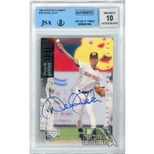 Derek Jeter 1994 Upper Deck Minors Top Prospect Autograph Card #185 JSA/BAS 10