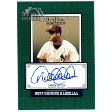 Derek Jeter 2004 Upper Deck Origins Old Judge Autograph Card #DJ
