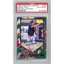Derek Jeter 1995 Signature Rookies Autograph Card #FD3 485/1050 PSA/DNA