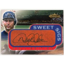 Derek Jeter 2001 Fleer Showcase Sweet Sigs Wall Edition Autograph Card