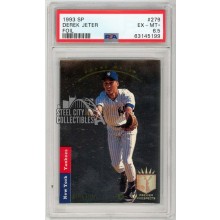 Derek Jeter 1993 Upper Deck SP Foil Rookie Card #279 PSA 6.5