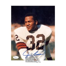Jim Brown Autographed Cleveland 8x10 Football Photo - JSA (No Helmet)