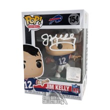 Jim Kelly Autographed Buffalo Bills Funko Pop - BAS (White Ink)