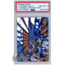 Jim Kelly, Thurman Thomas, James Lofton 2016 Panini Unparalleled Pivotal Drive Autograph Card #PD34 PSA/DNA 10