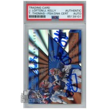 Jim Kelly, Thurman Thomas, James Lofton 2016 Panini Unparalleled Pivotal Drive Autograph Card #PD34 PSA/DNA