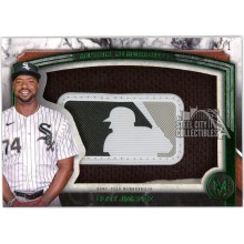 Eloy Jimenez 2022 Topps Museum Game-Used MLB Logo Patch Card #MMSBL-EJ 1/1