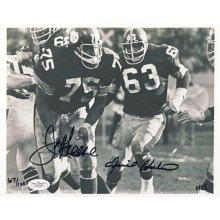Joe Greene, Ernie Holmes Autographed Pittsburgh Steelers 8x10 Photo - JSA COA