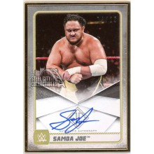 Samoa Joe 2020 Topps Transcendent WWE Autograph Card #A-SJ /25