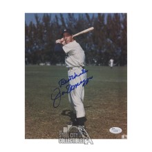 Joe DiMaggio Best Wishes Autographed New York Yankees 8x10 Baseball Photo - JSA LOA (Stance)