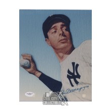 Joe DiMaggio Autographed New York Yankees 8x10 Baseball Photo - JSA LOA (Throwing)