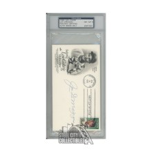 Joe DiMaggio Autographed 1st Day Cover - PSA/DNA 8