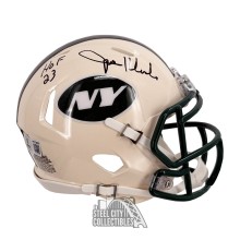 Joe Klecko HOF 23 Autographed New York Jets Retro Mini Football Helmet - BAS