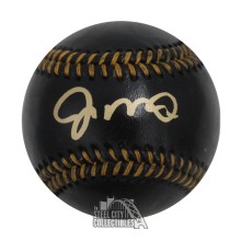 Joe Montana Autographed Black Official MLB Baseball - JSA