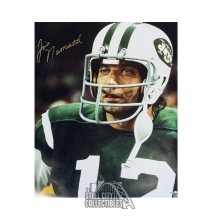 Joe Namath Autographed New York Jets 30x39 Poster - PSA/DNA (Color)