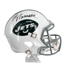 Joe Namath Autographed New York Jets 65-77 Throwback Replica Full Size Football Helmet - PSA/DNA