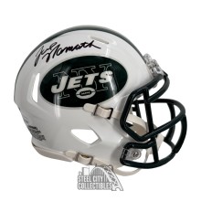 Joe Namath Autographed New York Jets 98-19 Throwback Mini Football Helmet - JSA