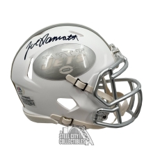Joe Namath Autographed New York Jets ICE Mini Football Helmet - PSA/DNA
