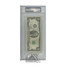 Joe Paterno Autographed $2 Bill - PSA/DNA