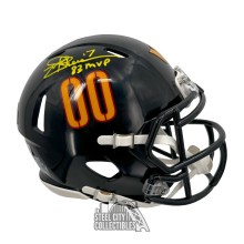 Joe Theismann 83 MVP Autographed Washington Commanders ALT 2022 Mini Football Helmet - BAS
