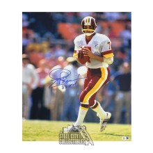 Joe Theismann 83 MVP Autographed Washington Redskins 16x20 Football Photo - BAS (White Jersey)