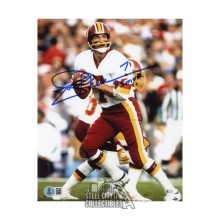 Joe Theismann 83 MVP Autographed Washington Redskins 8x10 Football Photo - BAS (White Jersey)