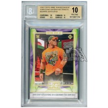 John Cena 2020 Topps WWE Transcendent Superstar Tribute vs John Stewart #JCRP45 BGS 10 Pristine