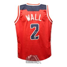 John Wall Autographed Washington Custom Red Basketball Jersey - BAS