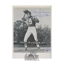 Johnny Unitas Best Wishes Autographed Golden Arm Restaurant 8x10 Football Photo - PSA/DNA LOA