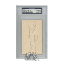 Johnny Unitas Autographed Cut Signature - PSA/DNA