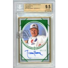 Randy Johnson 2018 Topps Transcendent Variation Emerald Autograph Card #TCA-RJ 5/15 BGS 9.5