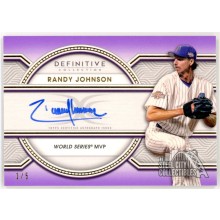Randy Johnson 2022 Topps Definitive Legendary Purple Autograph Card #LAC-RJ 1/5