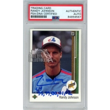 Randy Johnson 1989 Upper Deck "CY" Autograph Rookie Card #25 PSA/DNA