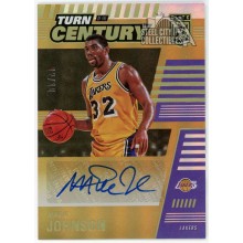 Magic Johnson 2020-21 Panini Donruss Elite Turn of the Century Gold Autograph Card #TOTC-MJO 2/10