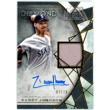 Randy Johnson 2022 Topps Diamond Icons Patch Autograph Card #SPA-RJ 07/10