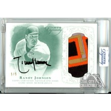 Randy Johnson 2015 Topps Dynasty Dynastic Deed Patch Autograph Card #AP-RJN2 5/5