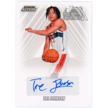 Tre Johnson 2026 Panini National NSCC VIP Instant Access Autograph Card