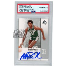 Magic Johnson 2011-12 Upper Deck SP Authentic Autograph Card #10 PSA/DNA 10